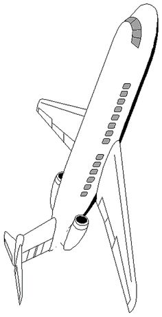 236x461 Jet Airplane Coloring Page Airplanes, Jets And Craft