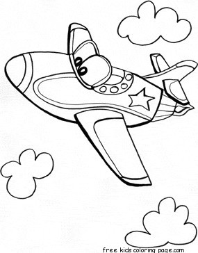285x364 Print Out Jet Airplane Coloring Pages For Kidsfree Printable