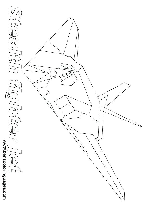 595x842 Jet Plane Coloring Pages