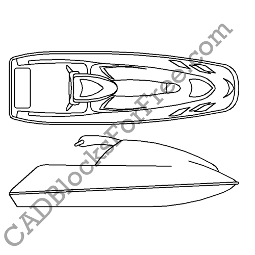 500x500 Jet Ski Cad Blocks For Free