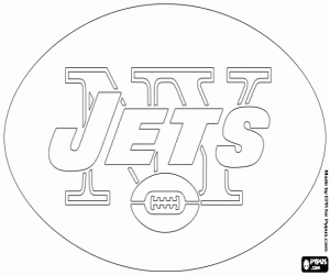 300x250 Emblem Of New York Jets Coloring Page Printable Game