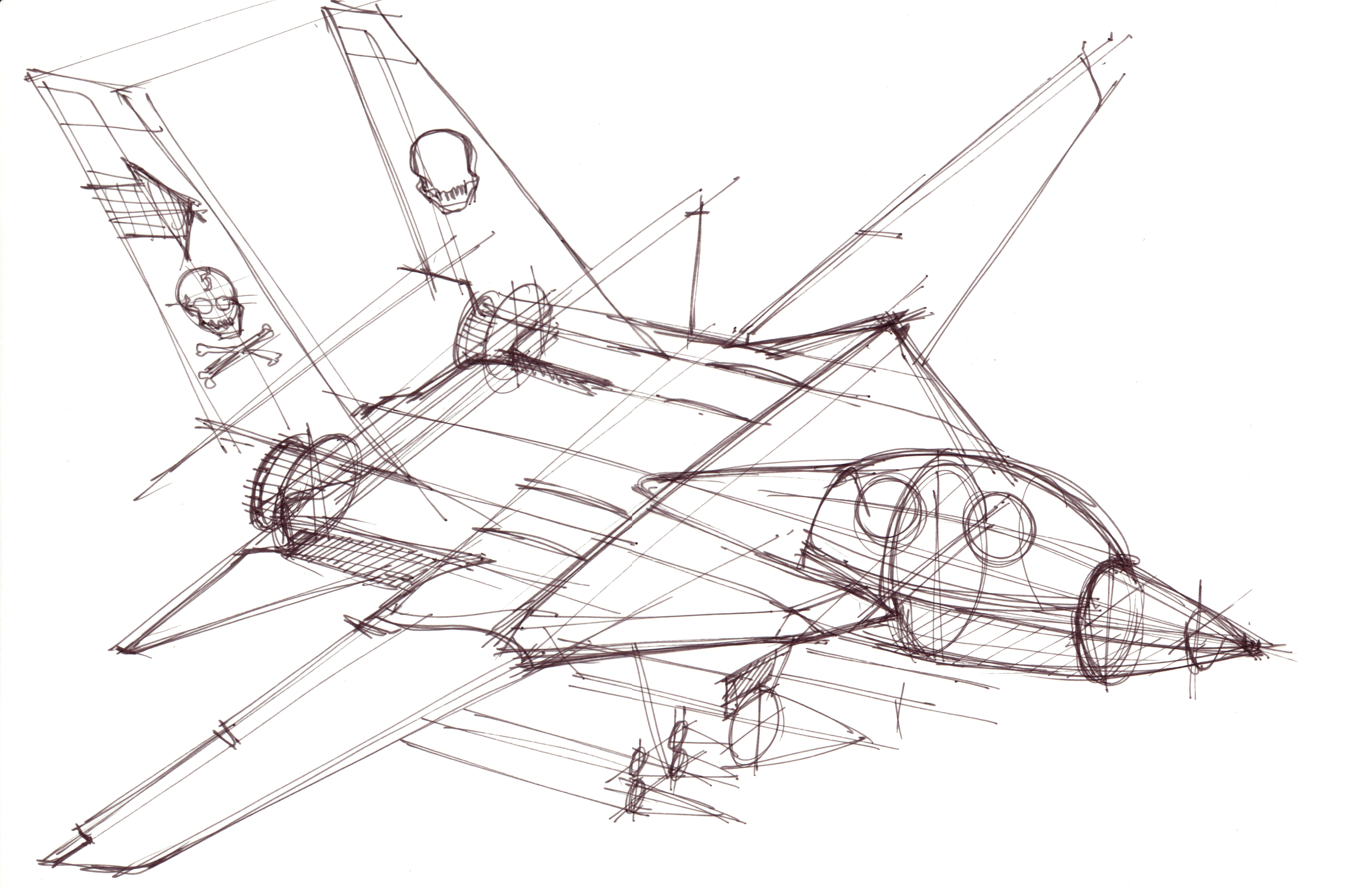 Jets Drawing at GetDrawings | Free download