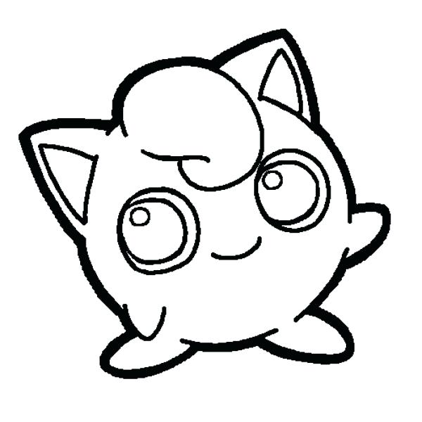 600x600 Pokemon Coloring Pages Jigglypuff For Good Draw Paint Page Sheets