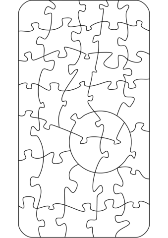 339x480 Jigsaw Pattern Coloring Page Free Printable Coloring Pages