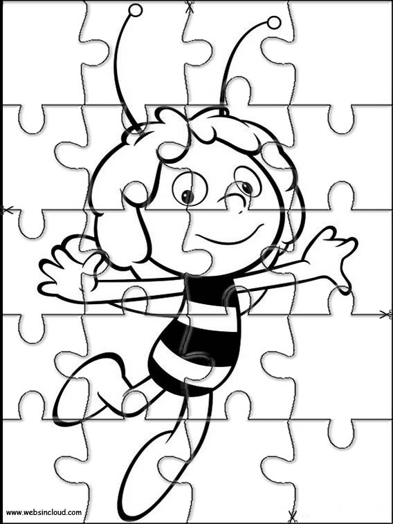 568x758 Printable Jigsaw Puzzles To Cut Out For Kids Maya Bee 40 Coloring