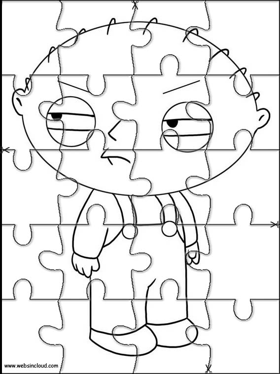 568x758 Printable Jigsaw Puzzles To Cut Out For Kids Family Guy 1 Coloring