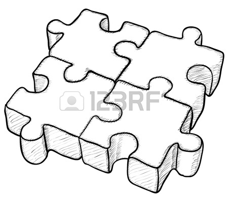 450x399 Shaped Monochrome Drawing