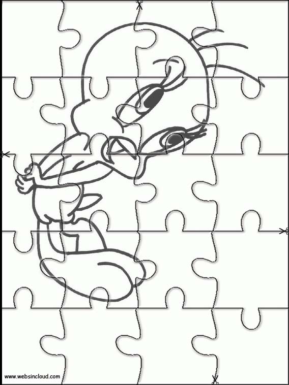 568x758 The Sylvester Amp Tweety Printable Jigsaw Puzzles To Cut Out 67