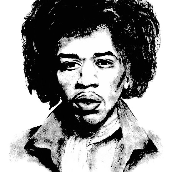 Jimi Hendrix Drawing at GetDrawings | Free download