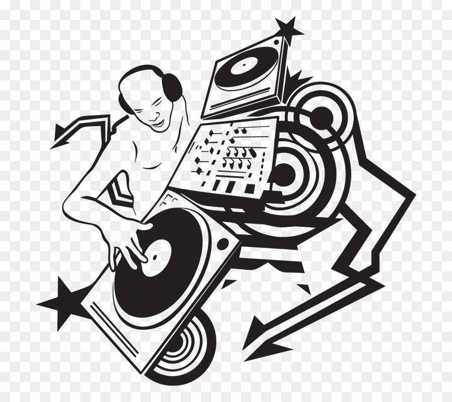 900x800 Drawing Disc Jockey Music Clip Art