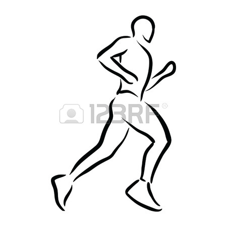 450x450 Jogger Male Royalty Free Cliparts, Vectors, And Stock Illustration