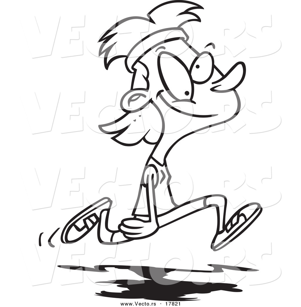 Jogger Drawing at GetDrawings | Free download