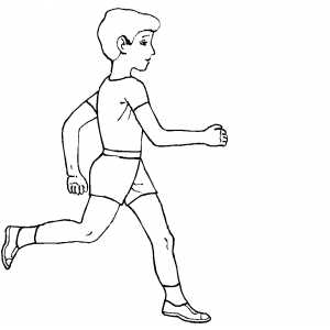 300x300 Jogging Coloring Pages