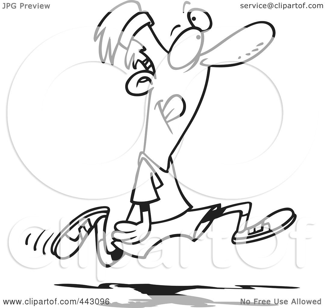 1080x1024 Royalty Free (Rf) Clip Art Illustration Of A Cartoon Black