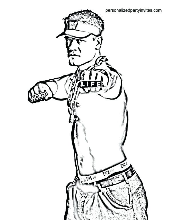 612x769 John Cena Coloring Pages Printable Free Coloring Pages Of John