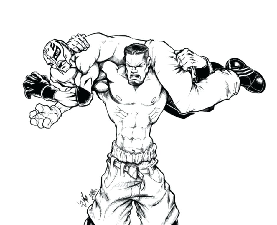 940x766 Simple John Cena Coloring Pages Fee Printable Many Interesting 4