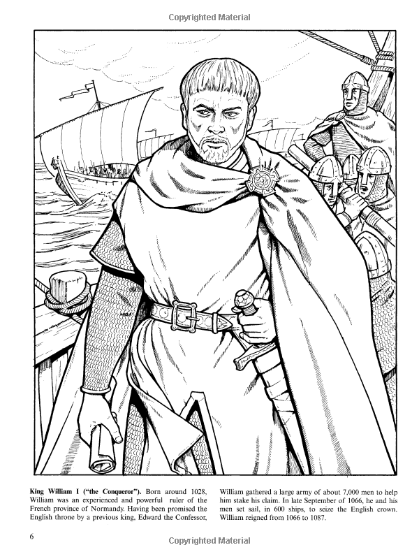 600x800 Kings And Queens Of England Coloring Book (Dover History Coloring