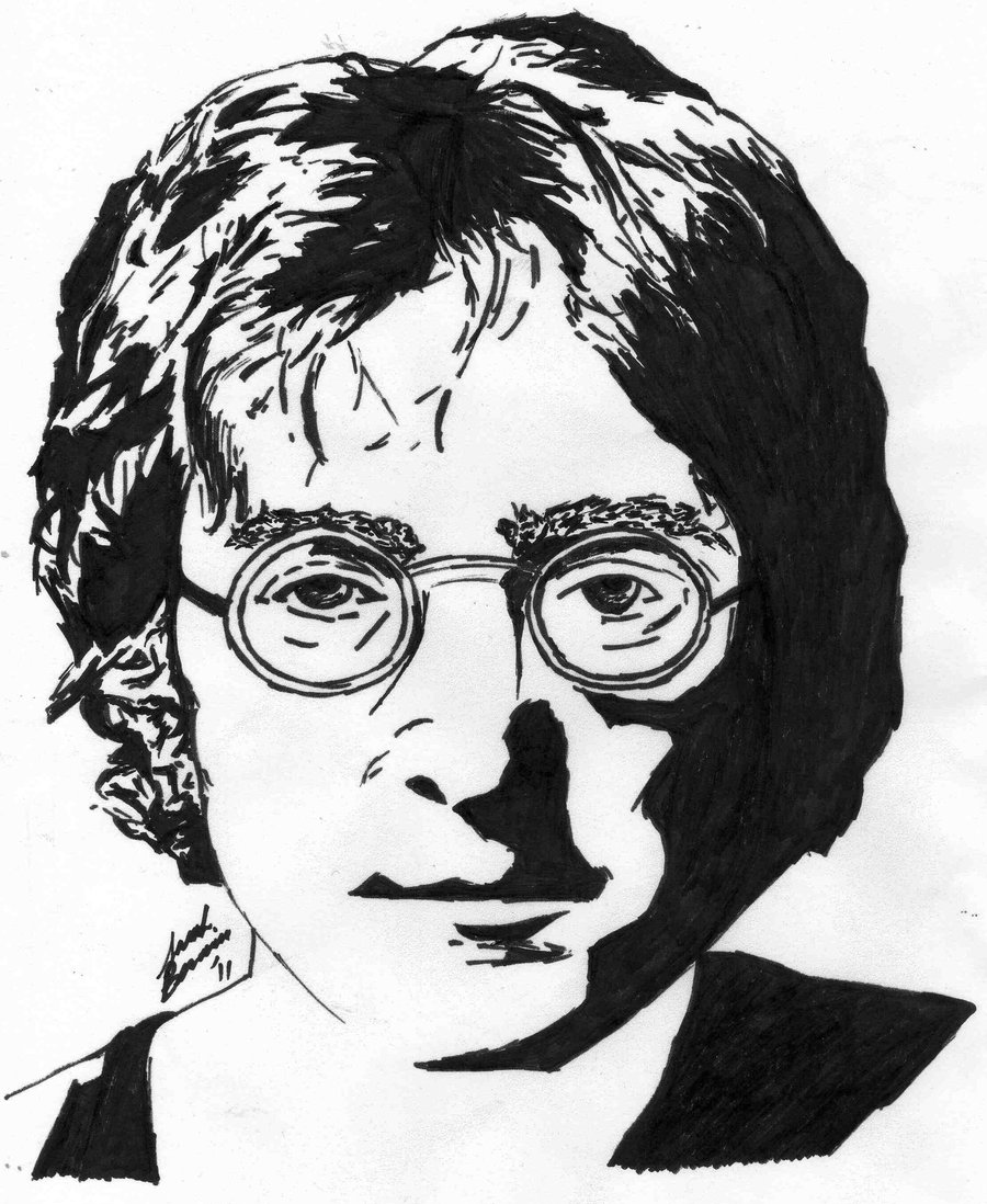 900x1098 John Lennon By Abreakinthemonotony