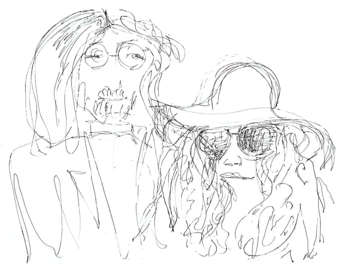 659x515 See John Lennon's Minimalist Sketches