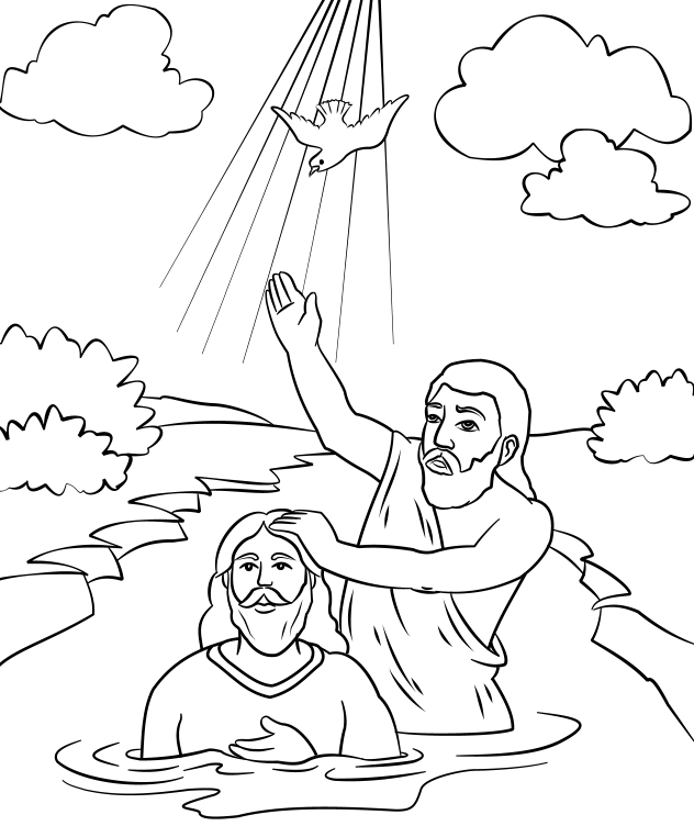 632x752 John The Baptist Coloring Page Vacation Bible School Sunday