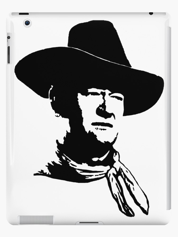 750x1000 John Wayne Stencil Ipad Cases Amp Skins By Rimko Redbubble