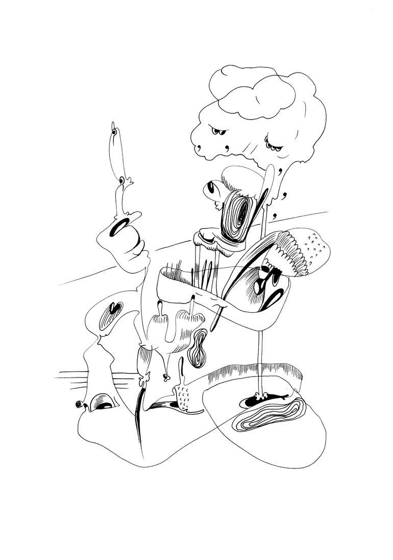 770x1096 Saatchi Art Pink I Drawing By Joke Neyrinck