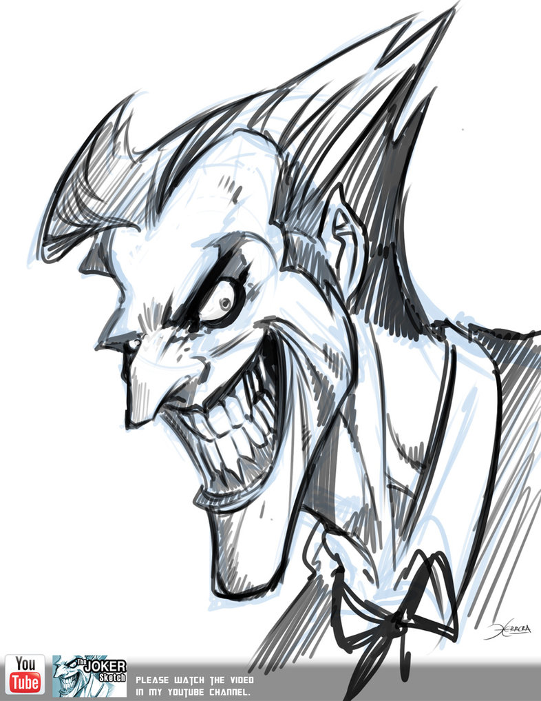 Joker Cartoon Drawing at GetDrawings | Free download