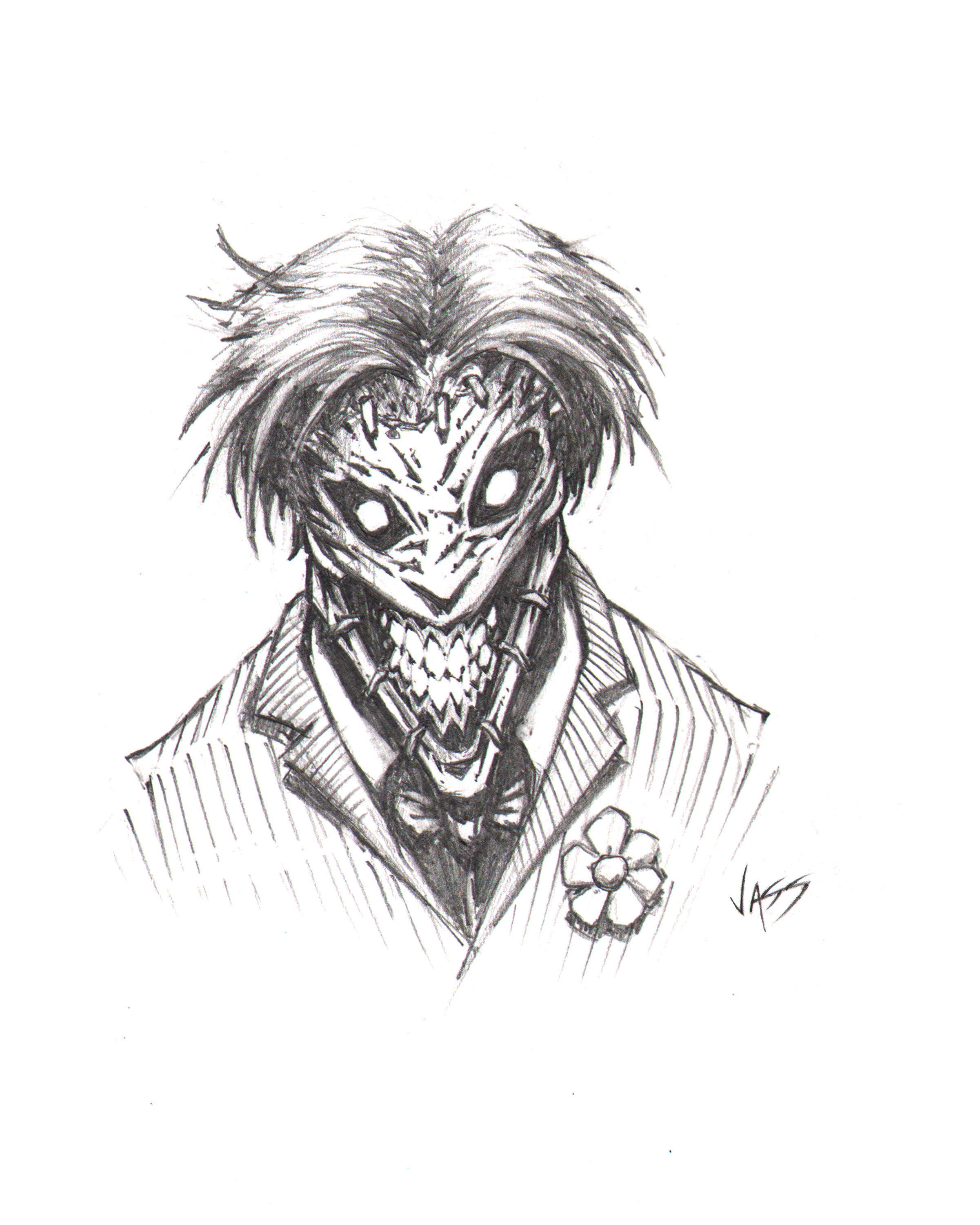 2401x3001 Joker Sketch By Vass Comics