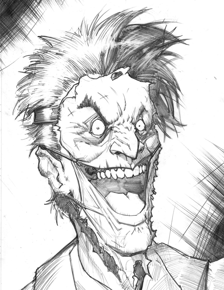 Joker Cartoon Drawing at GetDrawings | Free download