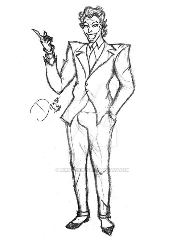 600x800 The Joker 2016 Pencil Drawing By Mrdauchberg