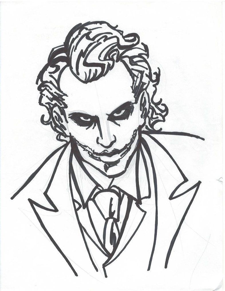 Joker Drawing at GetDrawings | Free download