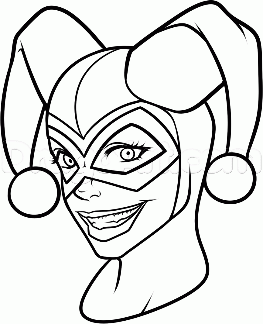 866x1066 Harley Quinn Coloring Pages To Download And Print For Free