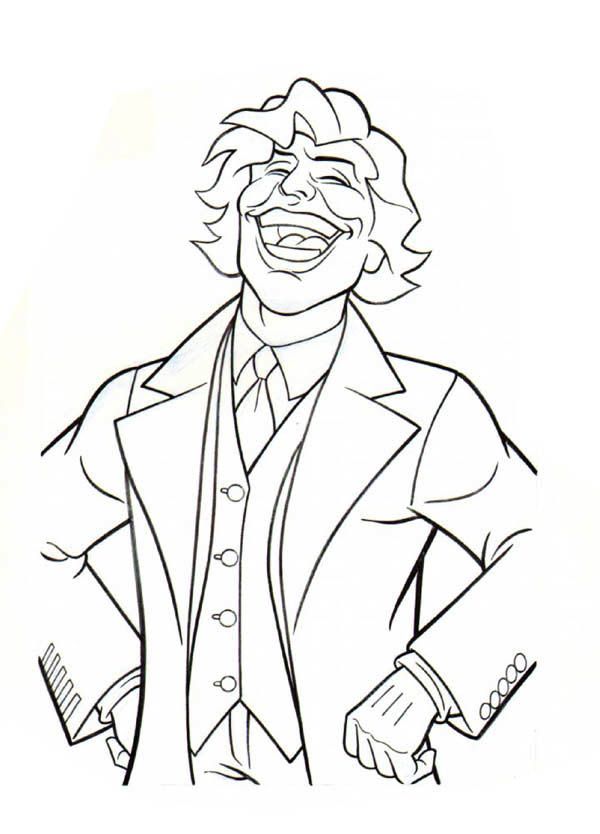 600x834 Cartoon Joker Coloring Pages