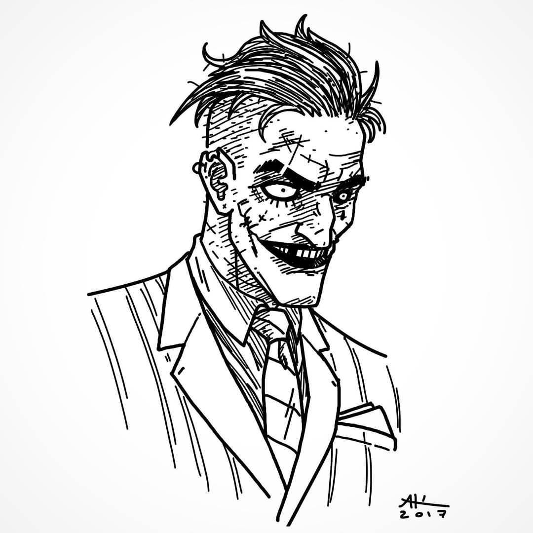 1080x1080 Quick Joker Sketch