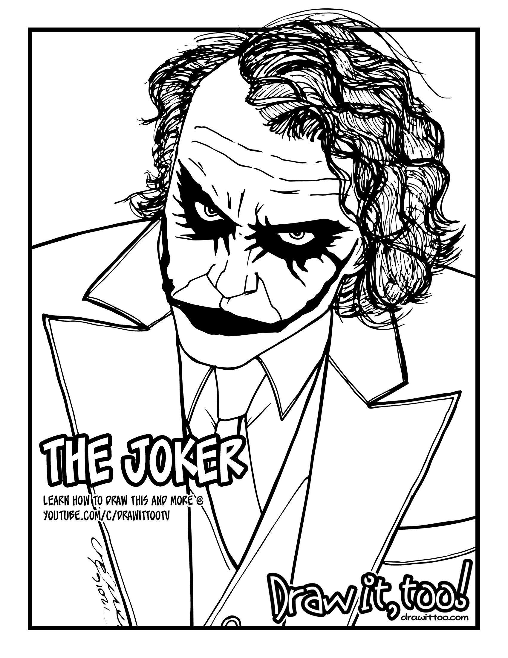1700x2200 The Joker (The Dark Knight)