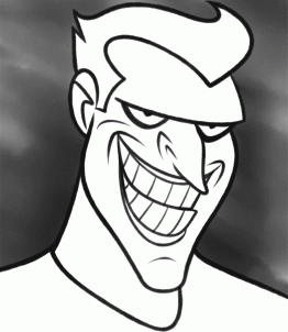 262x302 How To Draw Joker Easy Step 7 Things To Draw Joker