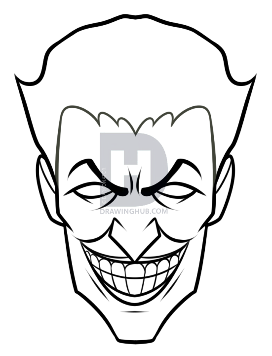 Jokers Faces Drawing at GetDrawings | Free download