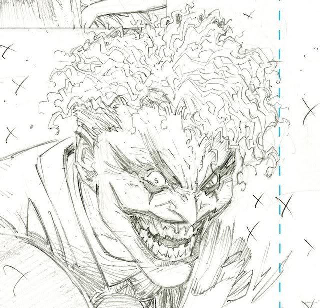 640x615 Greg Capullo's Sketches For Jim, Joker, And Harvey In The Dcnunew