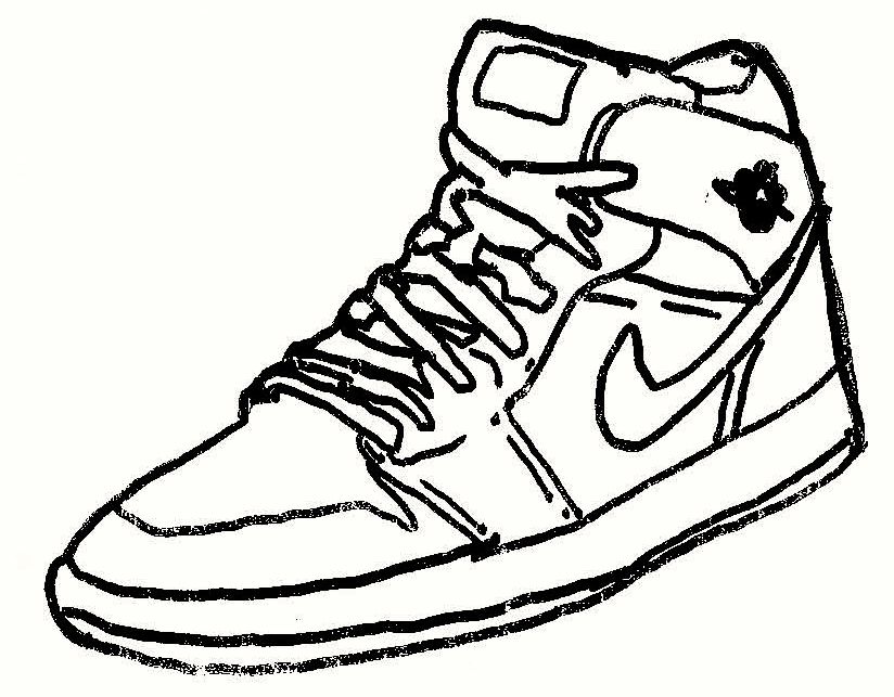 824x643 Air Jordan 1 (Sketch) By Bi9mik3