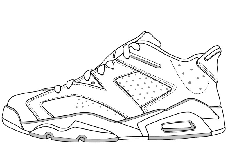 792x500 Drawn Shoe Jordan 6