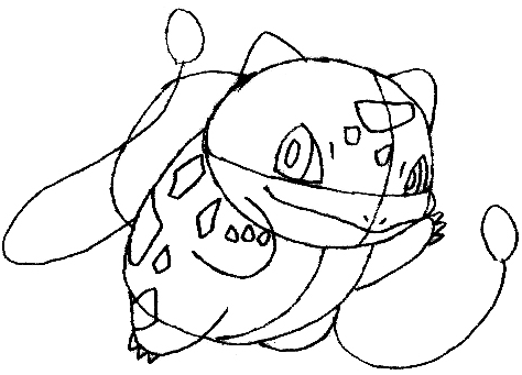 474x341 How To Draw Bulbasaur From Pokemon Step By Step Drawing Tutorial