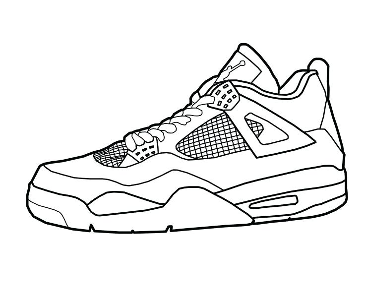 736x613 Air Jordan Coloring Pages