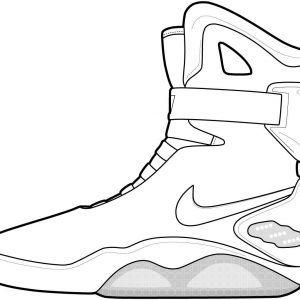300x300 Jordan Coloring Book Pages Best Of Drawing Jordans Shoes Coloring