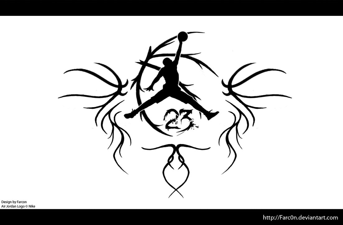 1103x724 Air Jordan Tattoo Concept B By Farc0n