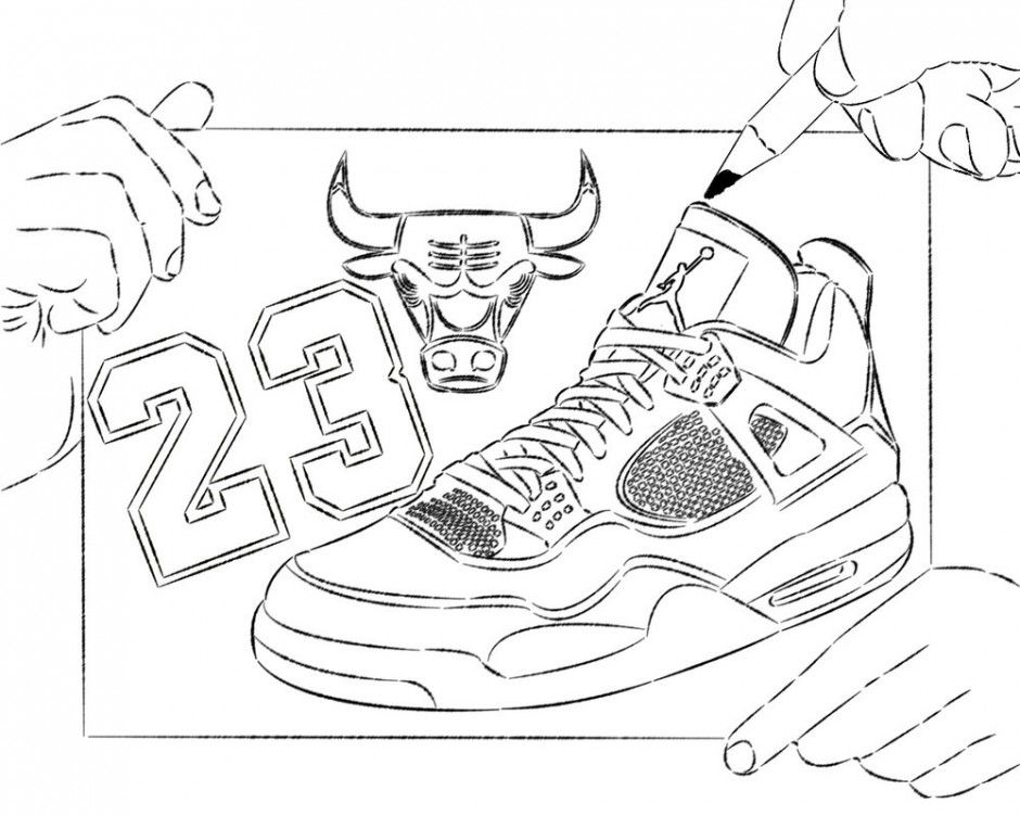 940x752 Jordan Coloring Pages