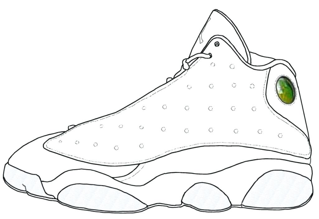 1024x704 Jordan Shoes Coloring Pages Pin Drawn Shoe Coloring Sheet 1