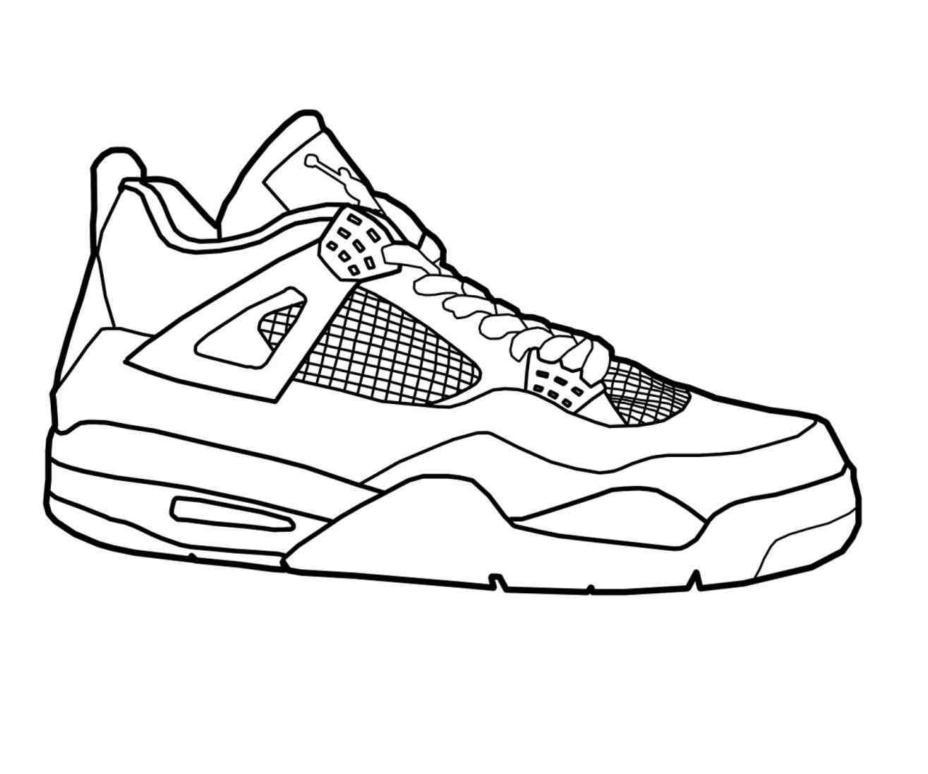 1315x1096 Jordans Shoes Drawings Easy