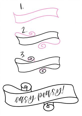 328x461 6 Step By Step Banners Lettering Banners, Bullet