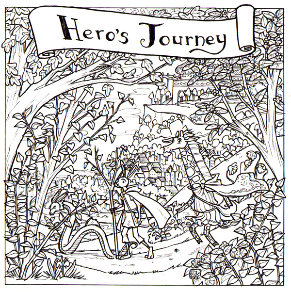 600x602 Inside The Beckaroo's Studio 08.12.13 Line Drawings!