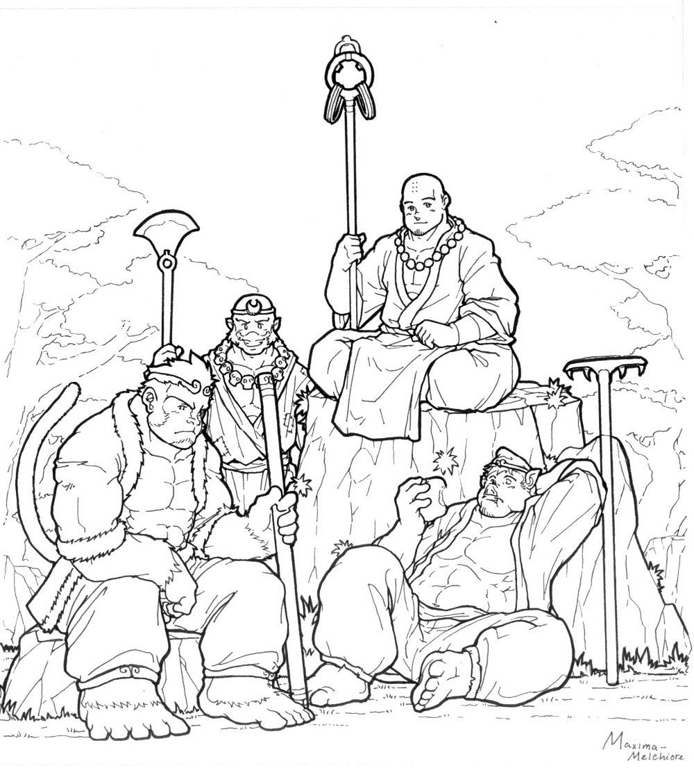 1000x1106 Journey To The West By Melchiore